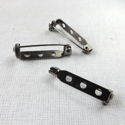 Brožový můstek s pojistkou 27mm 2ks gunmetal