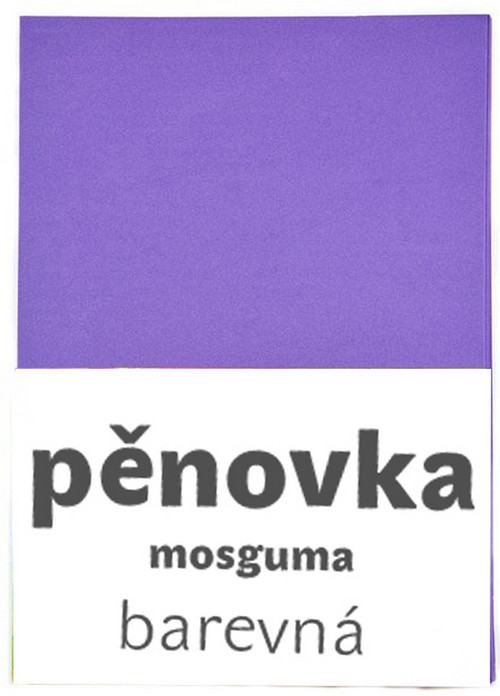 Mosguma, PĚNOVKA, fialová , A4, cca 2mm