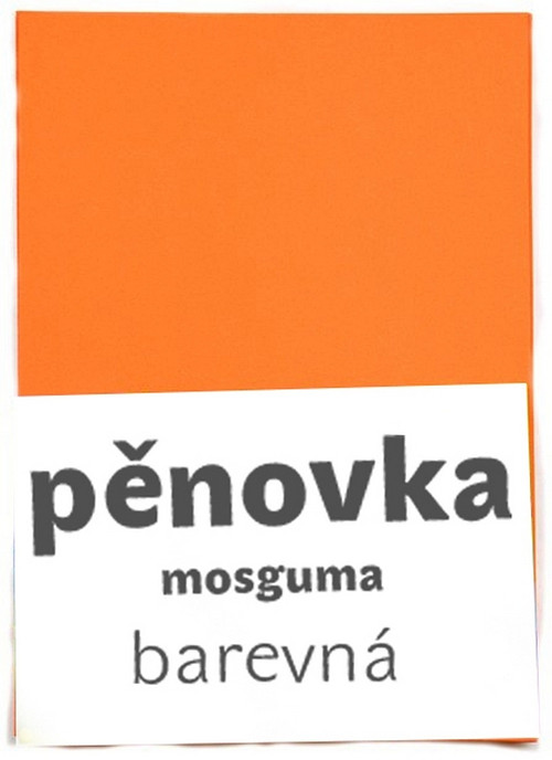 Mosguma, PĚNOVKA, oranžová, A4, cca 2mm