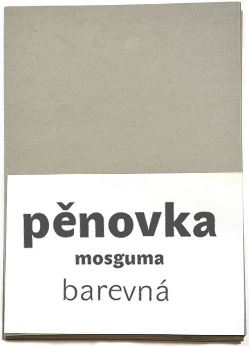 Mosguma, PĚNOVKA, šedá , A4, cca 2mm