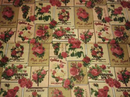 Metráž patchwork růže — foto 1