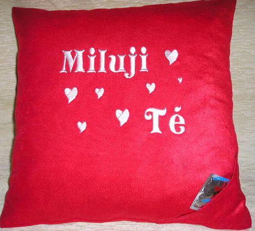 Polštářek Svatý Valentýn č. 42