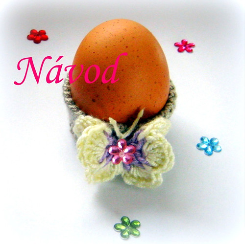 Košíček na velikonoční vajíčko - návod