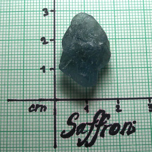 Fluorit tmavě zeleno modrý (SUROVÝ) č.8 — foto 1