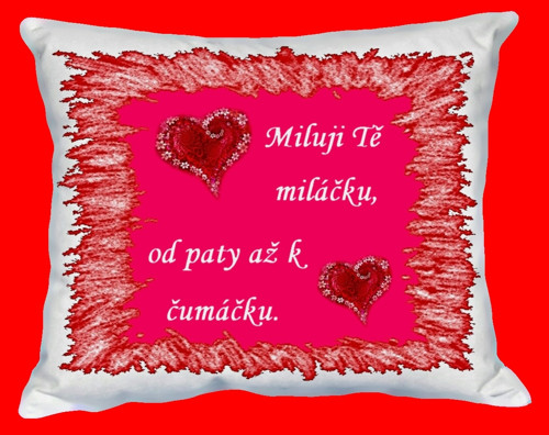 Polštářek Svatý Valentýn č. 89