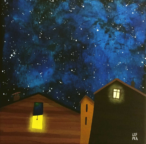 Noční čekání - 20x20 — foto 1