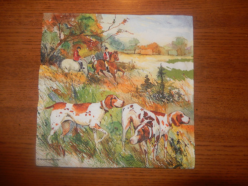 Ubrousek na decoupage - na honu — foto 1