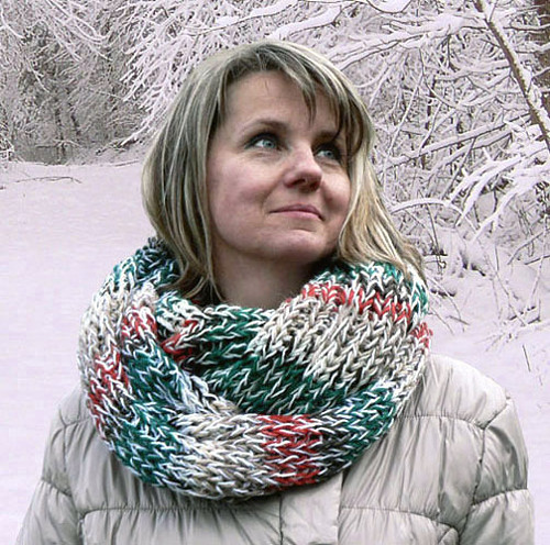 Zimní okáč s angorou — foto 1