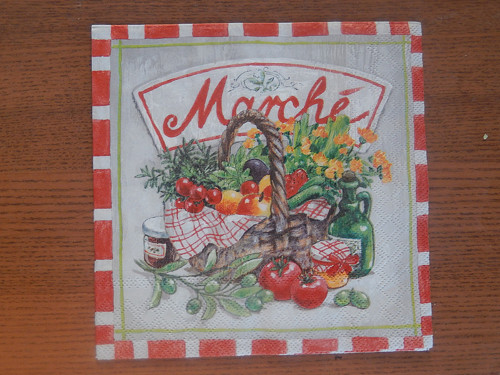 Ubrousek na decoupage - na trhu — foto 1