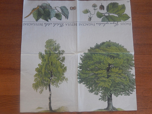 Ubrousek na decoupage - stromy — foto 1