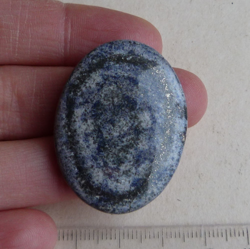 Lapis - lazuli, kabašon — foto 1
