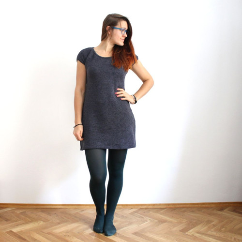 Teplé antracitové šatičky :) — foto 1