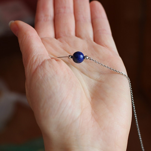 Noxia na přání • lapis lazuli, chir. ocel — foto 1