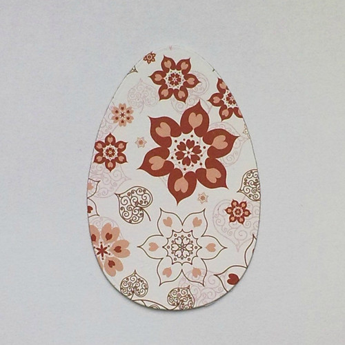Výsek - Kraslice se vzorem (7,8cm)