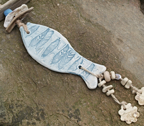 Driftwood a keramika-ryba — foto 1