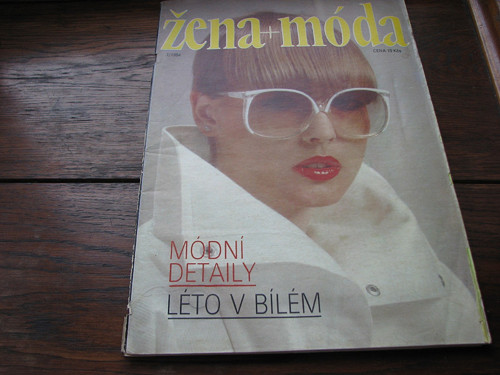 Časopis Žena a móda, číslo 7/1984, střihy!