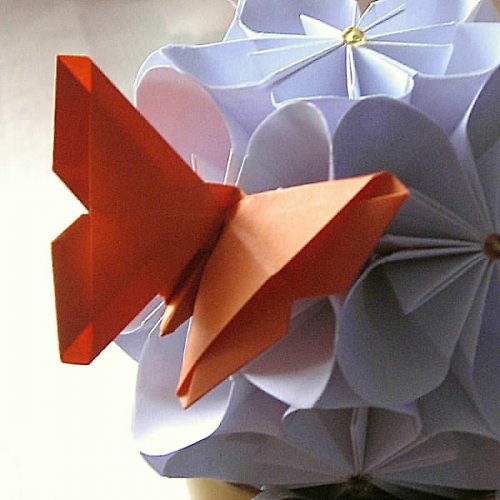 Višňový květ - kusudama — foto 1