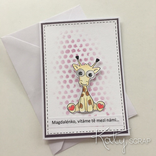 PŘÁNÍ / pro miminko žirafa SLEVA — foto 1