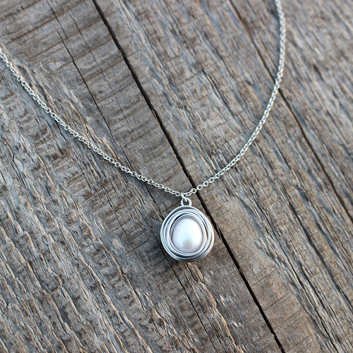 Zasněná • perla, nerez. ocel — foto 1