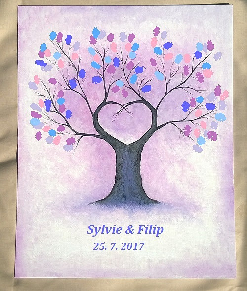 Svatební strom 40x50 cm — foto 1