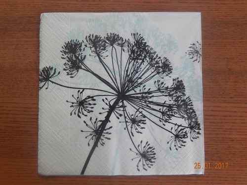 Ubrousek na decoupage - kopr