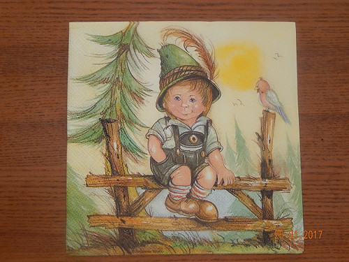 Ubrousek na decoupage - Josífek