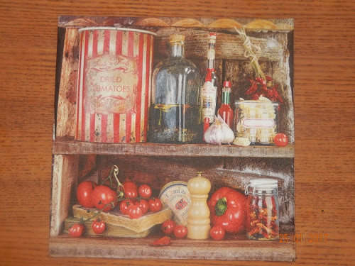 Ubrousek na decoupage - spíž — foto 1