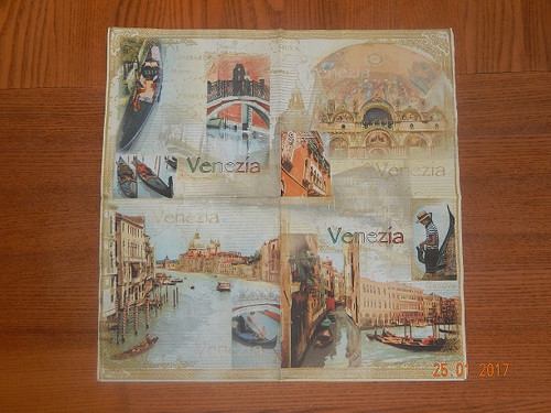 Ubrousek na decoupage - Venezia — foto 1