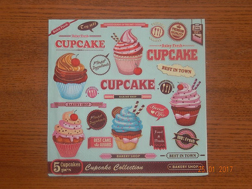 Ubrousek na decoupage - cupcakes — foto 1