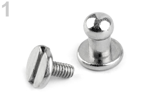Sedlář. nýt šroubovací pr.4 mm (5 párů)-nikl