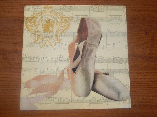 Ubrousek na decoupage - balet — foto 1