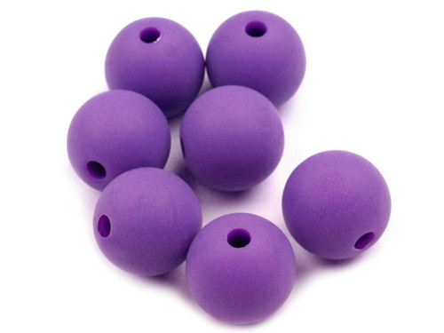 Plastový korálek * kulička * 14mm * 10ks / bal
