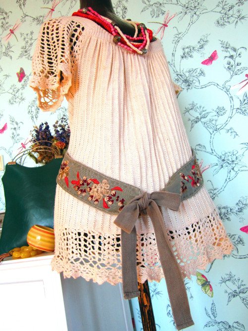 Pásek boho hippie vyšívaný — foto 1