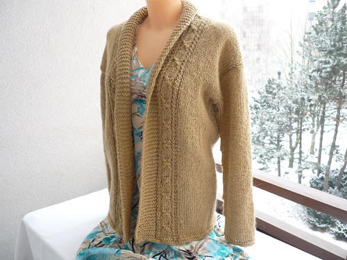 Cardigan V Barvě Velbloudí..... — foto 1