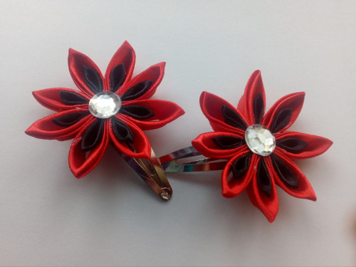 Sponky kanzashi — foto 1