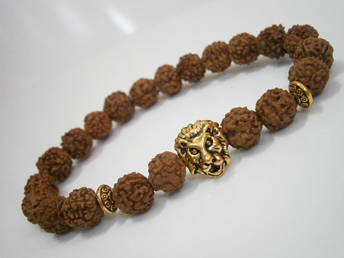 "Rudraksha & Lev" - náramek