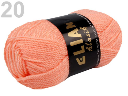 Pletací příze 50 g Elian Klasik - Shell Coral