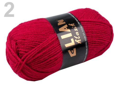Pletací příze 50 g Elian Klasik - Jester Red
