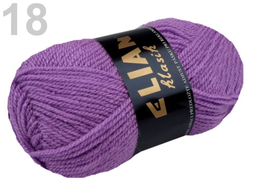 Pletací příze 50 g Elian Klasik - Dewberry