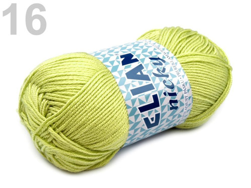 Pletací příze 50 g Elian Nicky - Lime