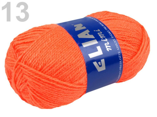 Pletací příze 50 g Elian Mimi - Vibrant Orange