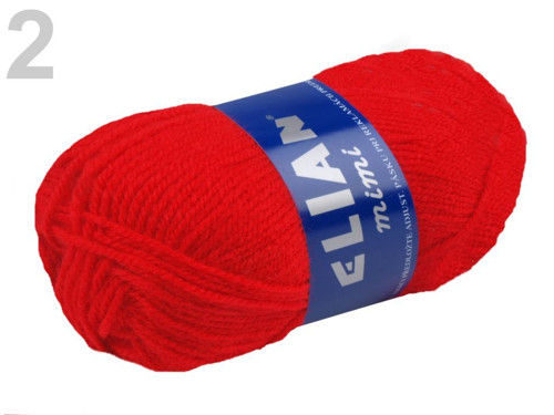 Pletací příze 50 g Elian Mimi - High Risk Red