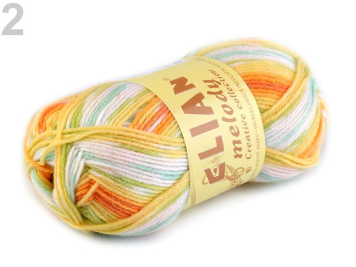 Pletací příze 50 g Elian melody - Banana
