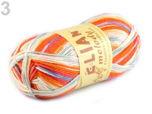 Pletací příze 50 g Elian melody - Autumn