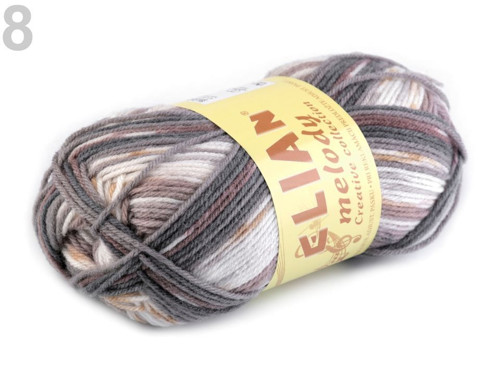 Pletací příze 50 g Elian melody - Simply Taupe