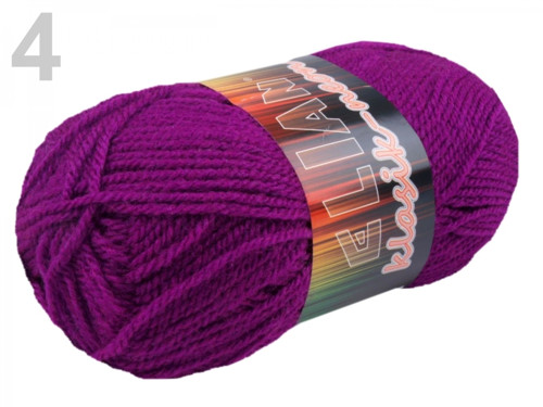 Příze pletací 50 g Elian Klasik neon - Wild Aster