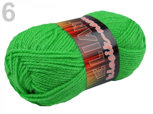 Příze pletací 50 g Elian Klasik neon - Green