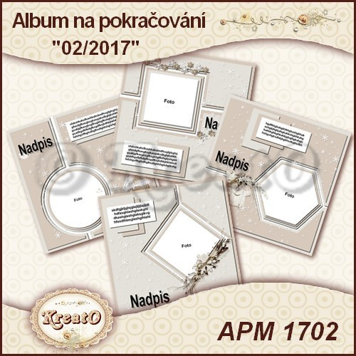 Album na pokračování 15x15cm - 02/2017