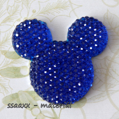 Přízdoba ~ Mickey Mouse ~ 34mm ~ modrá — foto 1