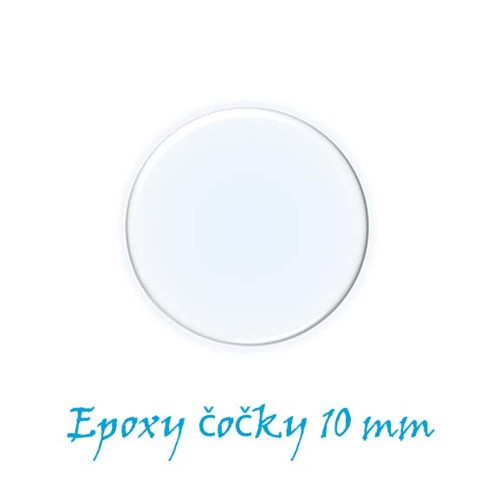 Epoxy čočky Ø 10mm, 4ks — foto 1